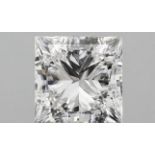 Single -IGI Princess Cut Diamond E Colour VVS2 Clarity 1.50 Carat - LG551280388