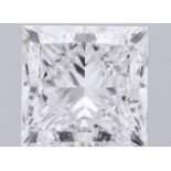 Single -IGI Princess Cut Diamond E Colour VVS2 Clarity 2.13 Carat - LG544263768