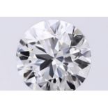 Single -IGI Round Brilliant Cut Diamond E Colour VVS2 Clarity 1.01 Carat - LG574326364