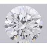 Single -IGI Round Brilliant Cut Diamond F Colour VVS2 Clarity 1.50 Carat - LG569309561