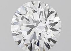 Single -IGI Round Brilliant Cut Diamond E Colour VVS2 Clarity 1.02 Carat - LG574342538