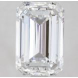 Single -IGI Emerald Cut Diamond E Colour VVS2 Clarity 2.00 Carat - LG572346695