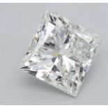 Single -IGI Princess Cut Diamond F Colour VVS2 Clarity 1.61 Carat - LG497147102