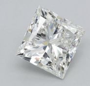 Single -IGI Princess Cut Diamond F Colour VVS2 Clarity 1.61 Carat - LG497147102