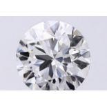 Single - IGI Round Brilliant Cut Diamond E Colour VVS2 Clarity 1.01 Carat -LG574326364