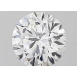 Single -IGI Round Brilliant Cut Diamond E Colour VVS2 Clarity 1.02 Carat - LG574342538