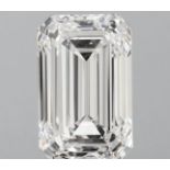 ** ON SALE ** Single - IGI Emerald Cut Diamond F Colour VVS2 Clarity 4.02 Carat - LG571300390