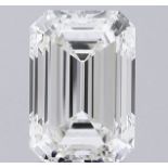 Single - IGI Emerald Cut Diamond E Colour VVS2 Clarity 2.55 Carat - LG572342044