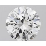 Single -IGI Round Brilliant Cut Diamond F Colour VVS2 Clarity 1.51 Carat - LG576326805