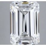 Single - IGI Emerald Cut Diamond E Colour VVS2 Clarity 5.61 Carat - LG571381557