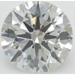 Single - GIA Round Brilliant Cut Diamond F Colour VVS2 Clarity 2.41 Carat - 5446109807