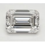 Single - IGI Emerald Cut Diamond F Colour VVS2 Clarity 4.11 Carat - LG567355966