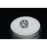 ** ON SALE ** Single - CGL Round brilliant Cut Natural Diamond D Colour VVS2 Clarity 2.10ct