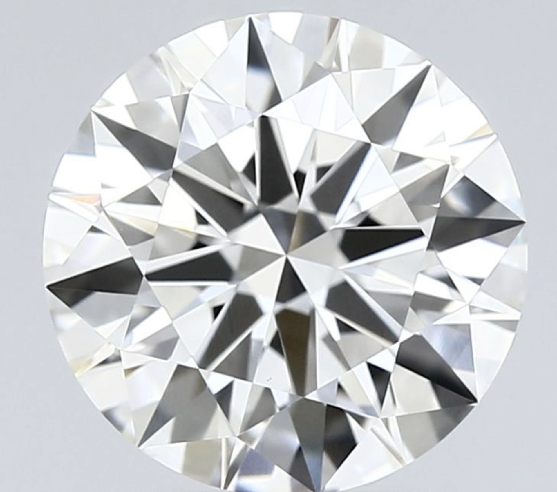 Single - GIA Round Brilliant Cut Diamond F Colour VVS2 Clarity 2.54 Carat - 2466329609