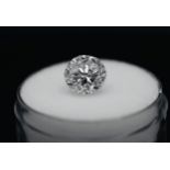 Single - Round Brilliant Cut Natural Diamond 2.07 Carat Colour E Clarity VS1 - DGI 142590144