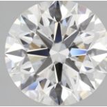 Single - IGI Round Brilliant Cut Diamond F Colour VVS2 Clarity 2.54 Carat - LG557235051