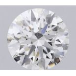 Single - IGI Round Brilliant Cut Diamond F Colour VVS2 Clarity 2.60 Carat - LG546299247