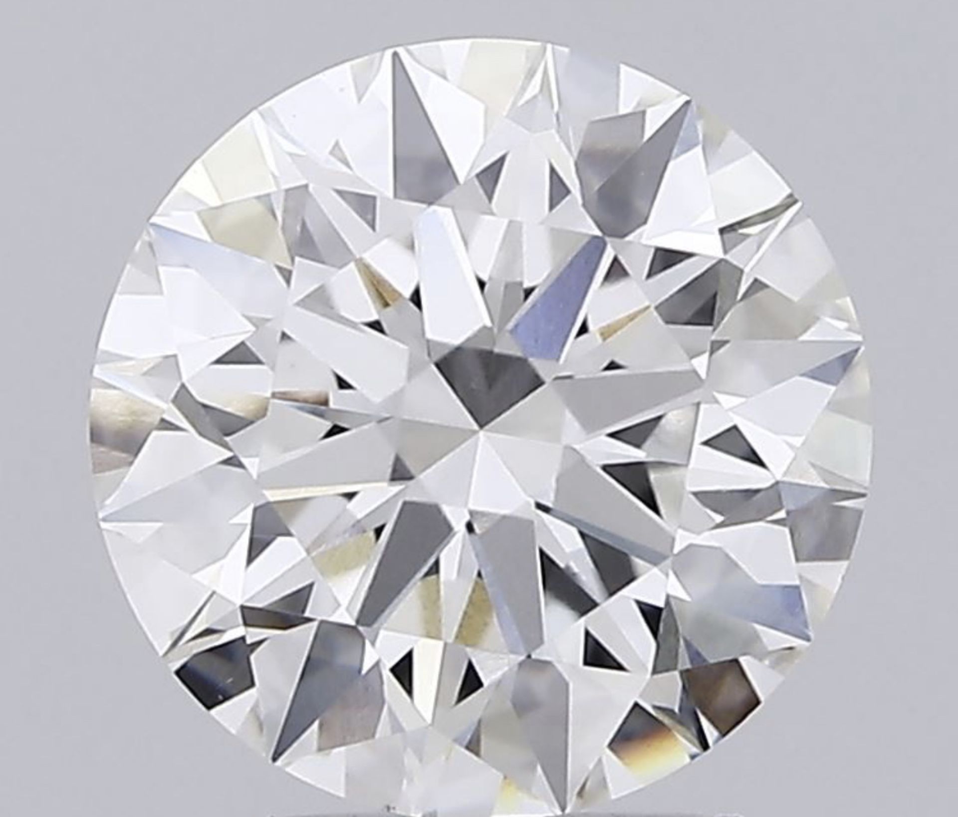 Single - IGI Round Brilliant Cut Diamond F Colour VVS2 Clarity 2.60 Carat - LG546299247