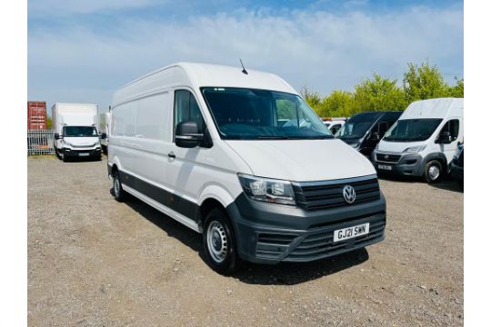 ** ON SALE ** Volkswagen Crafter CR35 TrendLine BlueMotion L3 H3 2021 '21 Reg' - A/C - Image 1 of 22