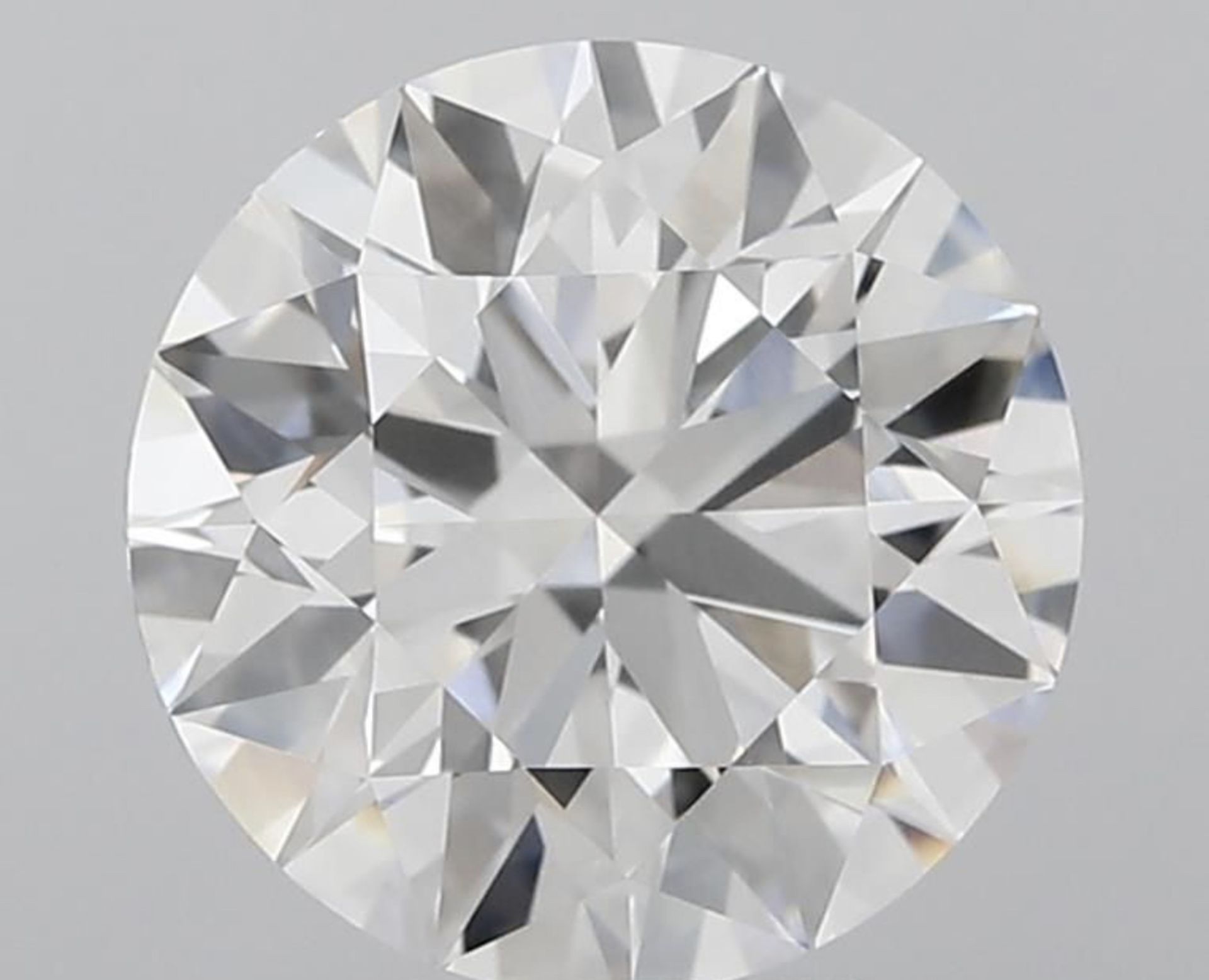 GIA Round Brilliant Cut Diamond F Colour VVS2 Clarity 3.20 Carat - 6455343011