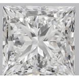 ** ON SALE ** Princess Cut Diamond F Colour VVS2 Clarity 2.71 Carat EX EX - LG539202936 - IGI