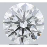 ** ON SALE ** Round Brilliant Cut Diamond H Colour SI2 Clarity 2.00 Carat IDEAL EX -LG586356997