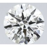 ** ON SALE ** Round Brilliant Cut Diamond F Colour VVS2 Clarity 2.41 Carat EX EX - 5446109807 - GIA