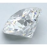 Round Brilliant Cut Natural Diamond 2.06 Carat F Colour Clarity VS2 EX VG - 142590147 - DGI
