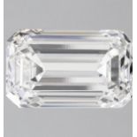 ** ON SALE ** Emerald Cut Diamond D Colour VVS2 Clarity 4.24 Carat EX EX - LG567369647 - IGI