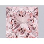 ** ON SALE ** Princess Cut Diamond Pink Colour VS2 Clarity 3.20 Carat EX EX - 5221967064 - GIA