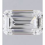 Emerald Cut Diamond E Colour VVS2 Clarity 6.32 Carat EX EX - LG576333494 - IGI