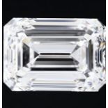 Emerald Cut Diamond E Colour VVS2 Clarity 7.00 Carat VG EX - LG576333455 - IGI