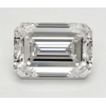 ** ON SALE ** Emerald Cut Diamond F Colour VVS2 Clarity 4.11 Carat EX EX - LG567355966 - IGI