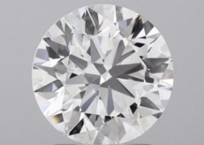 Round Brilliant Cut Diamond F Colour VVS2 Clarity 3.03 Carat EX EX - LG570374812 - IGI