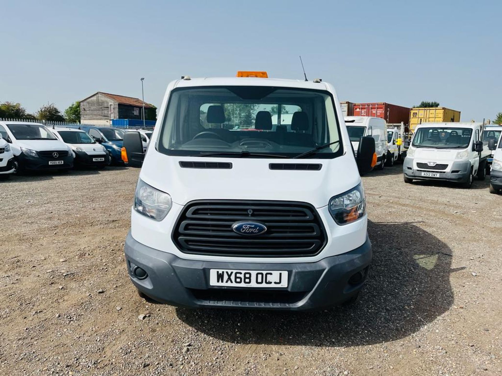 ** ON SALE **Ford Transit Chassis Cab 350 RWD 2.0 TDCI 130 2018 '68 Reg' - Tow Bar - Long Wheel Base - Image 3 of 35