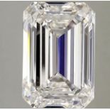 Emerald Cut Diamond F Colour VVS2 Clarity 6.23 Carat EX EX - LG589319376 - IGI