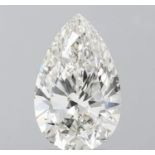 ** ON SALE ** Pear Brilliant Cut Diamond 4.01 Carat G Colour VS1 Clarity EX EX - LG595367230 - IGI