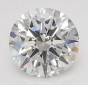 ** ON SALE ** Round Brilliant Cut 4.06 Carat Diamond G Colour SI1 Clarity EX EX - LG576317758-- IGI