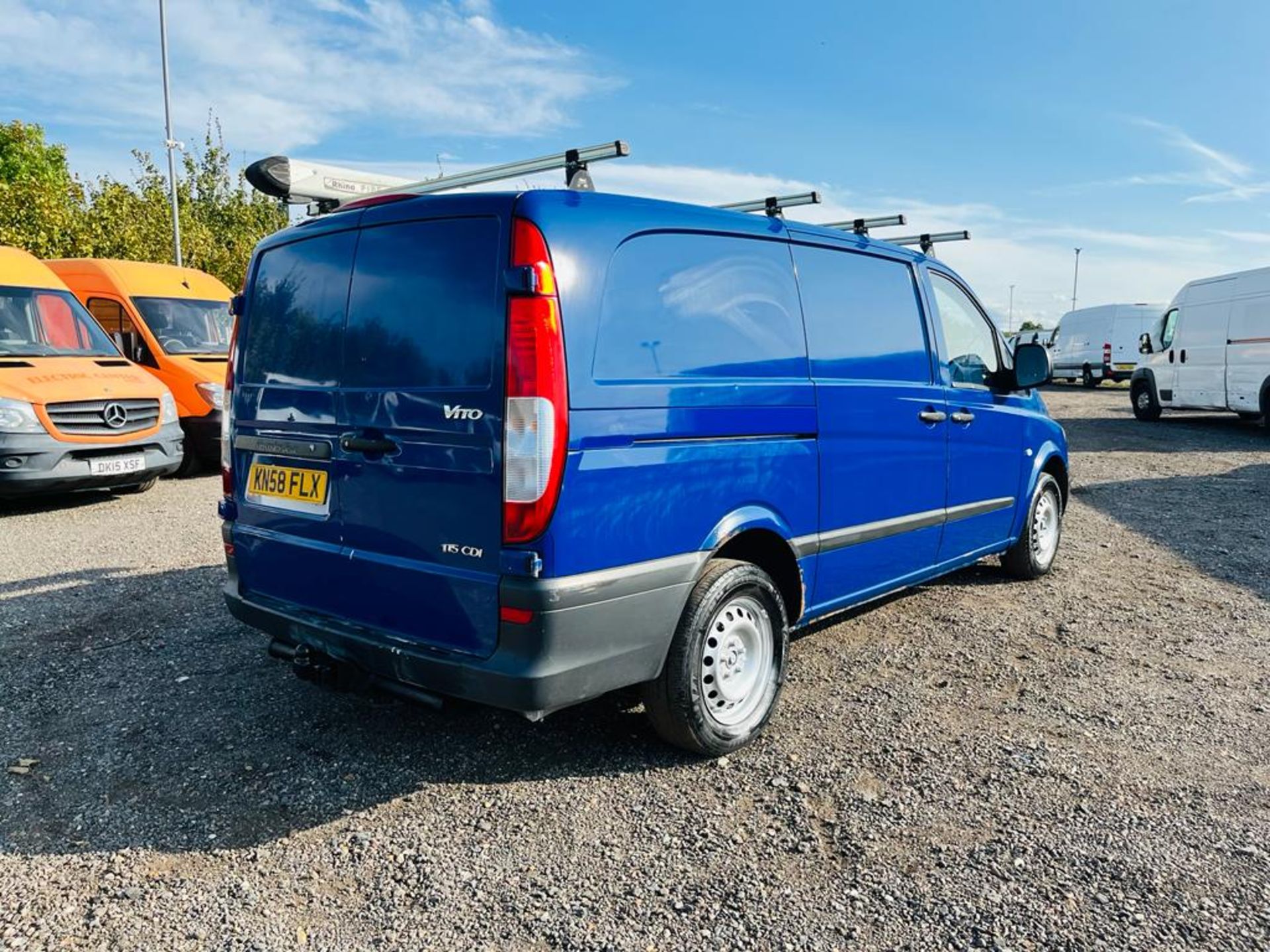 ** ON SALE ** Mercedes Benz Vito 2.1 115 CDI Long 2008 '58 Reg' - Panel Van - No Vat - A/C - Image 8 of 27