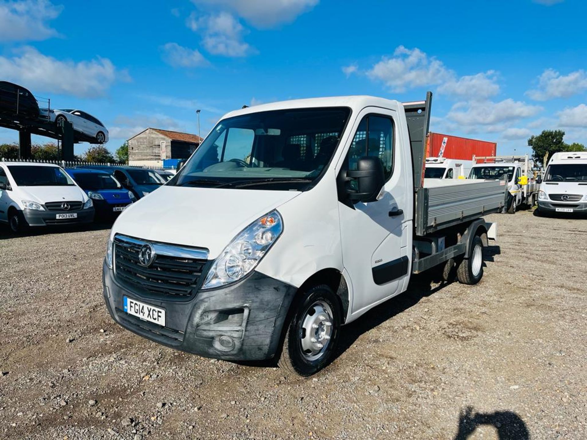 Vauxhall Movano R3500 2.3 CDTI 125 TRW RWD Tipper 2014 '14 Reg' Only 94,206 Miles - Image 4 of 30