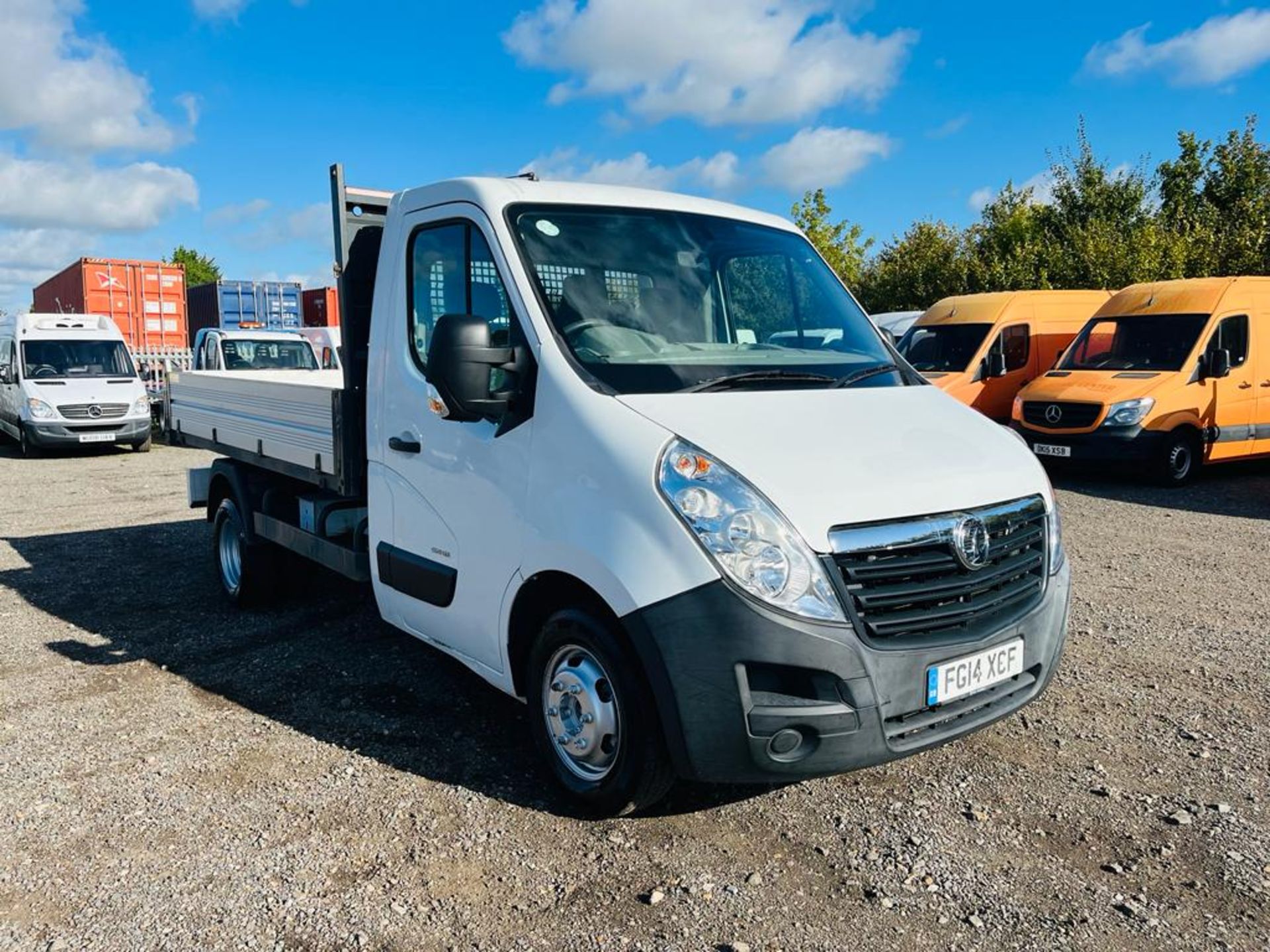 Vauxhall Movano R3500 2.3 CDTI 125 TRW RWD Tipper 2014 '14 Reg' Only 94,206 Miles - Image 2 of 30