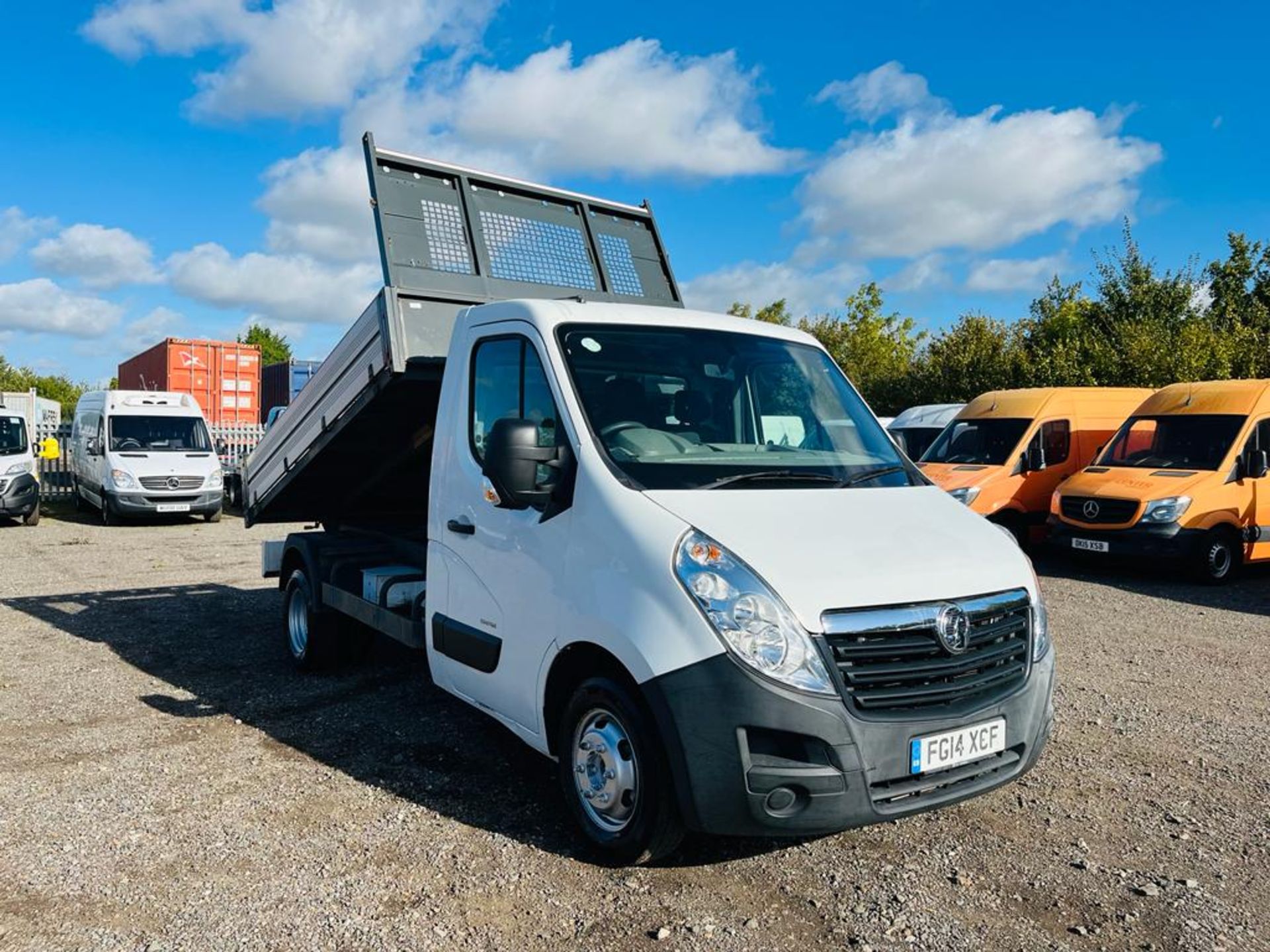 Vauxhall Movano R3500 2.3 CDTI 125 TRW RWD Tipper 2014 '14 Reg' Only 94,206 Miles