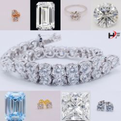 ** Diamond & Jewellery Sale Event ** Radiant Cut 5.36 Carat E VVS2 - Princess Cut 2.00 Carat Fancy Pink VVS2 - 5.12 Carat Emerald Cut E VVS2 *