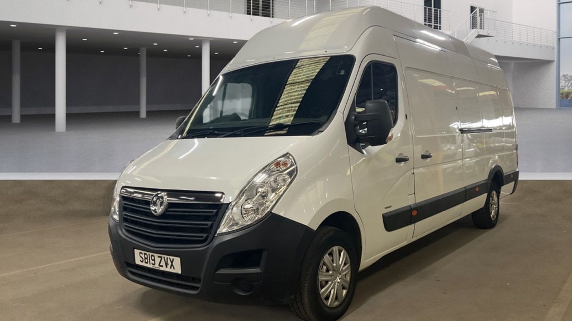 ** ON SALE ** Vauxhall Movano 3500 RWDS 2.3 CDTI 145 L4 H3 2019 '19 Reg' - Only 56,125 miles - A/C - Image 2 of 8