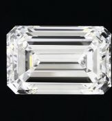 **ON SALE** Emerald Cut Diamond F Colour VS2 Clarity 4.05 Carat EX EX - LG570374737 - IGI
