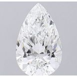 ** ON SALE ** Pear Brilliant Cut Diamond 5.14 Carat E Colour VVS2 Clarity EX EX - LG572340129 - IGI