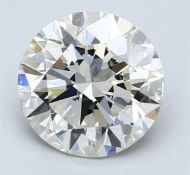 ** ON SALE ** DGI Round Brilliant Cut Natural Diamond 2.03 Carat Colour F Clarity VS1