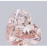 Heart Cut Diamond Fancy Pink Colour VS2 Clarity 4.03 Carat EX EX - LG576355418 - IGI