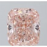 Cushion Brilliant Cut Diamond Fancy Pink Colour VS1 Clarity 5.07 Carat EX EX - LG586339179 IGI