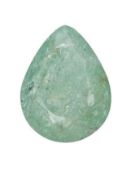 Pear Brilliant Cut Green Tourmaline 'Paraiba Tourma' 20.16 Carat - GIA